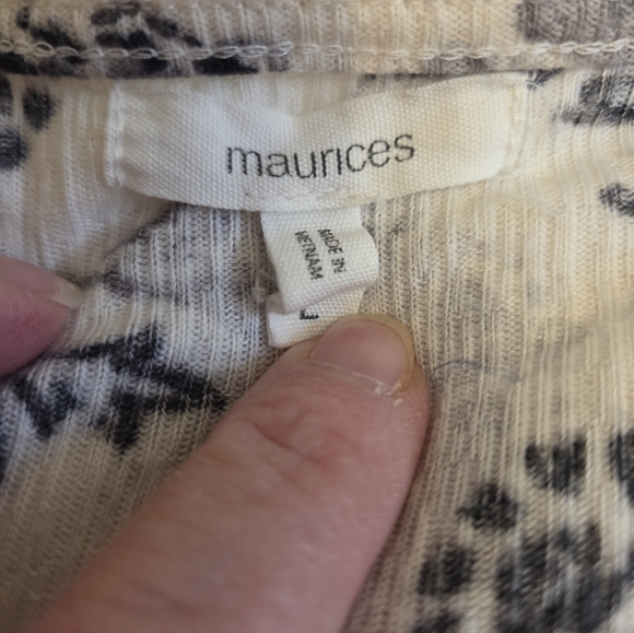 Maurices White Floral Lace-Trim Open Cardigan - Picture 2 of 7